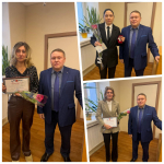 Награждение сотрудников аппаратов мировых судей судебных участков города Воркуты